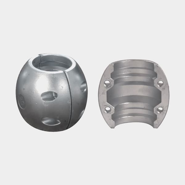 Zinkanod Tecnoseal, till axel, Ø70 mm/Ø128 mm, lång