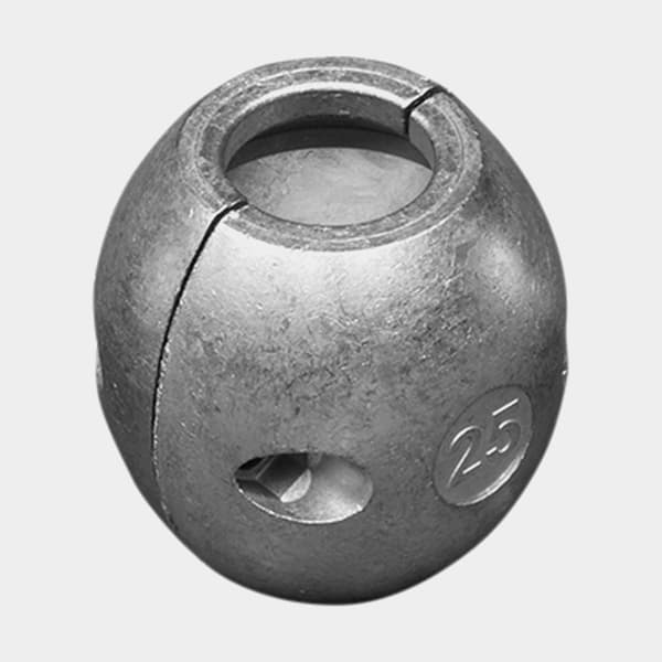 Zinkanod Tecnoseal, till axel, Ø40 mm/Ø81 mm, lång