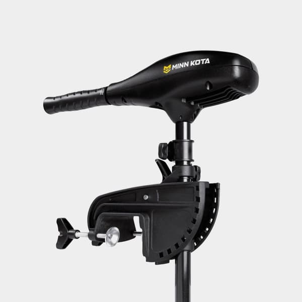 Elmotorpaket Minn Kota Endura Max 55 36", 580 W, 91 cm justerbar rigglängd, med bly-batteri (80 Ah) + batterilåda + kabelskor