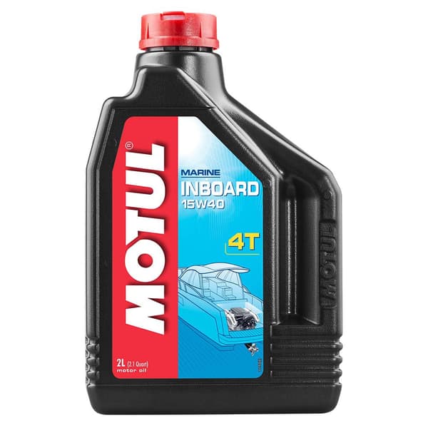 Motul Inombords Motorolja 4t 15w40 5l Svart