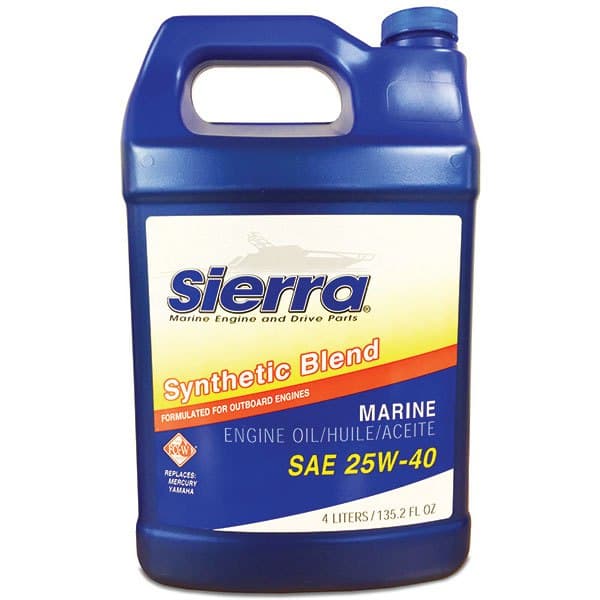 Sierra Olie Synth Mercruiser Outboard 4l Blå