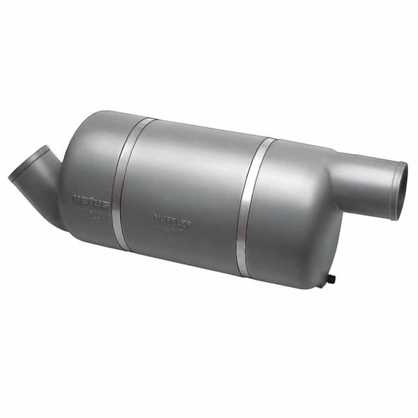 Vetus Pakokaasujärjestelmän äänenvaimennin Mf100 Hopeinen 100 mm