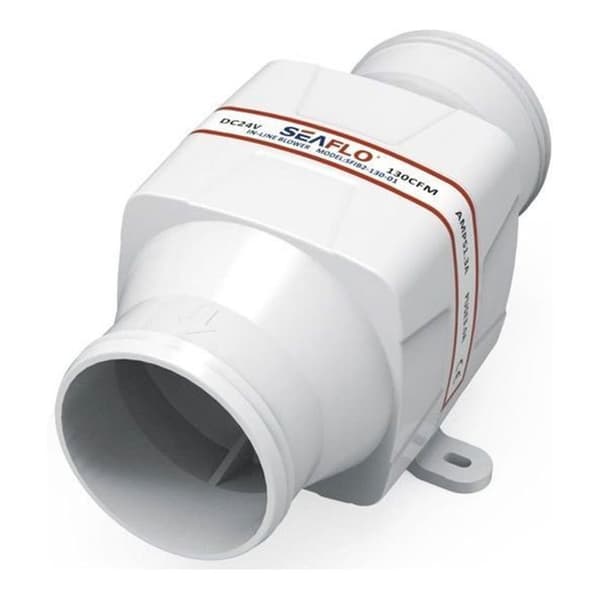 Seaflo Lænseblæser 24v 3a Hvid 101 mm