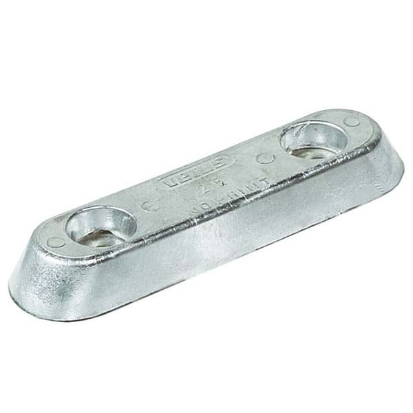 Vetus Skroganode Zinc Rectangular Type 25 Søvfarvet