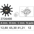 Miniatyrbillede 2 af 2: Finnord Løbehjul Omc 3854072/987176 Søvfarvet 12.8 x 65.3 x 41.21 mm