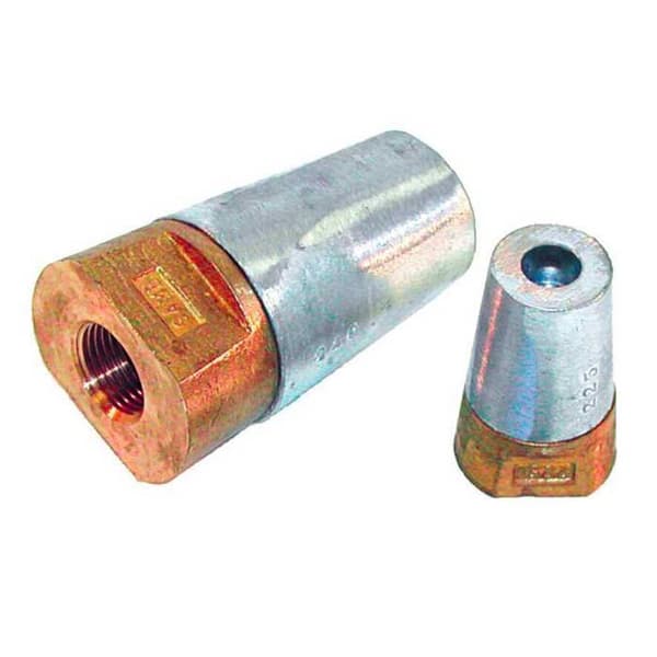 Super Marine Komplett Mutteranod Guld 22-25 mm