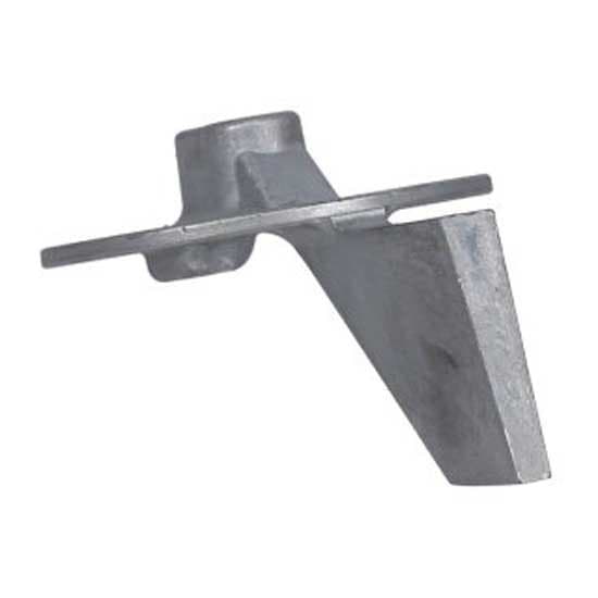 Super Marine Trim Tab Zink Anode Yamaha 50-100hp Søvfarvet 74 x 91 mm