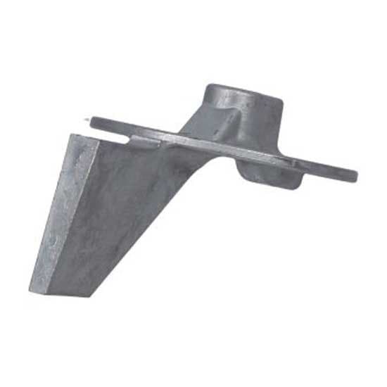 Super Marine Trim Tab Zink Anode Yamaha 50-100hp Søvfarvet 74 x 91 mm