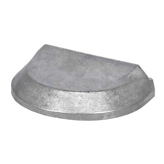 Super Marine Bund Zinkplade Anode Volvo Sx-drive Søvfarvet 145 x 103 x 37 mm