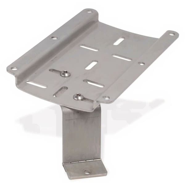 Pike N Bass Plaque Inox Fixation Front Engine Grå 340 x 150 mm