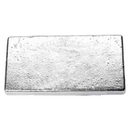 Martyr Anodes Zinkplade Anode Ano1006 Søvfarvet 300 x 150 x 20 mm