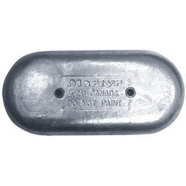 Martyr Anodes Aluminium Skaftanode Fijación Søvfarvet