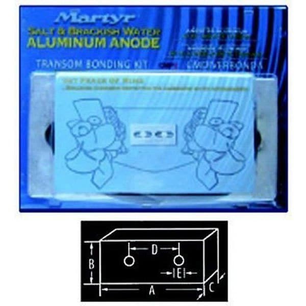 Martyr Anodes Aluminium Anode Kit Blå 330 mm