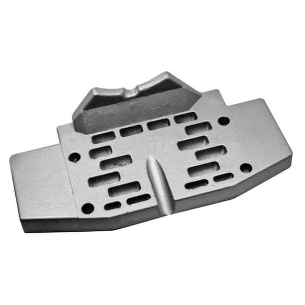 Super Marine Zinkplade Anode Omc 100-245cv Søvfarvet 176 x 81 x 40 mm