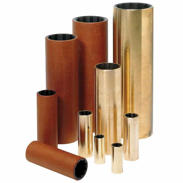 Vetus 25.4 Mm Mm Axelgummilager Med Fenolharts Guld 38.1 x 101.6 mm