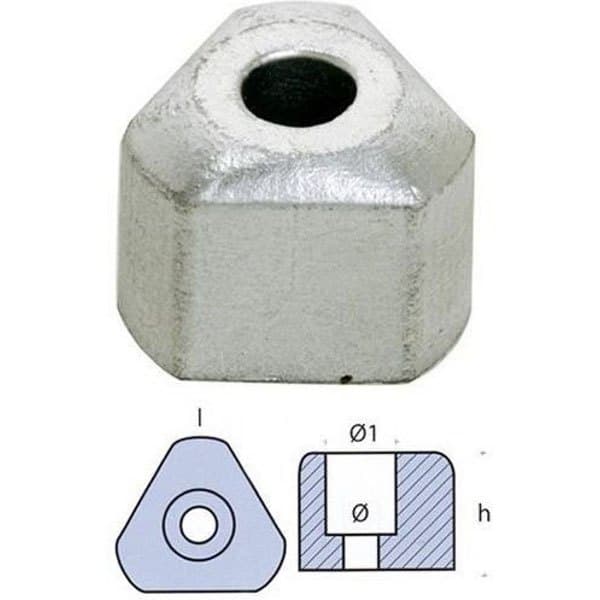 Tecnoseal Anod Gori Silver 90 mm