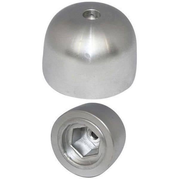 Tecnoseal Propellermutter I Aluminium Sidepower/sleipner Silver