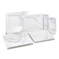 Miniatyrbillede 2 af 3: Plastimo South Pacific 20x20 Cm Firkant Dessert Plade Transparent