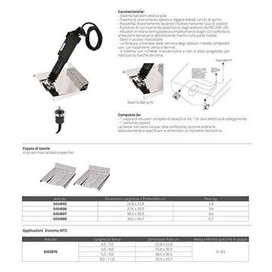 Uflex Läppätuki Sähkömekaaninen Ohjain Mtc 12v Hopeinen 273 mm