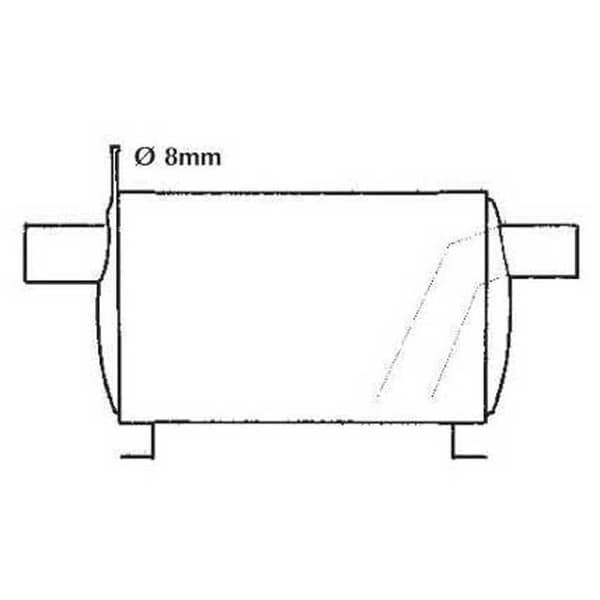 Oem Marine Lyddæmper Thor 3l  45 mm