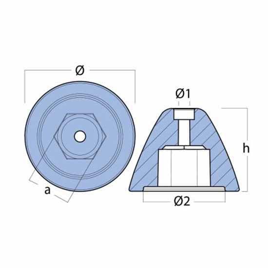 Super Marine Puskurin Sinkkianodi Btq300