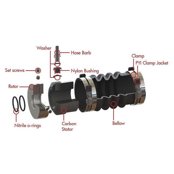 Pss Akselitiiviste 30 Mm Hopeinen 1 3/4-1 7/8´´