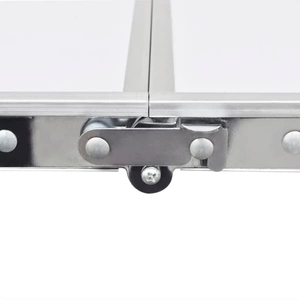 vidaXL Campingbord med höj- och sänkbar aluminium (hopfällbar) 120 x 60 cm