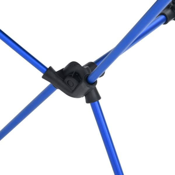 vidaXL foldbar campingstol PVC og aluminium sort