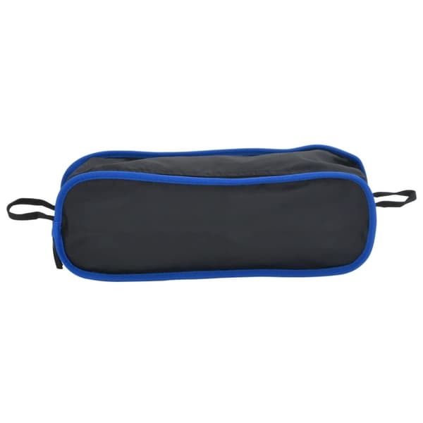 vidaXL foldbar campingstol PVC og aluminium sort