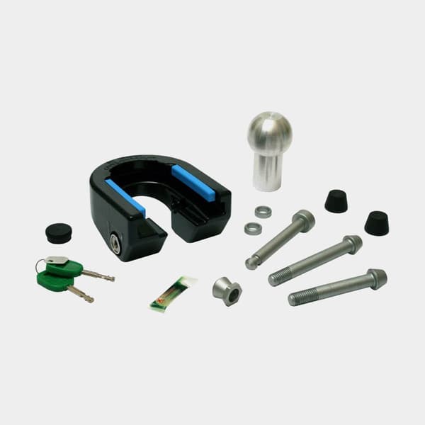 Släpvagnslås Combilock, 60 mm, Ø12 mm, grön