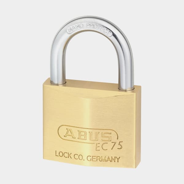 Hänglås ABUS 75/40, klass 1, Ø6.5 mm, mässing
