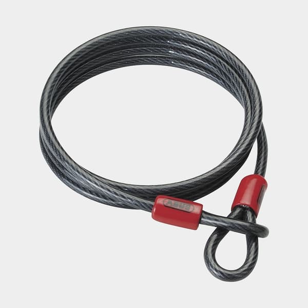 Låspaket med låsvajer ABUS Cobra (200 cm x Ø8 mm) &amp; hänglås ABUS T84MB/40 (40 mm x Ø6.5 mm)