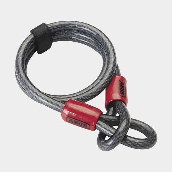 Låspaket med låsvajer ABUS Cobra (120 cm x Ø12 mm) & hänglås ABUS 84IB/50 (50 mm x Ø7 mm)