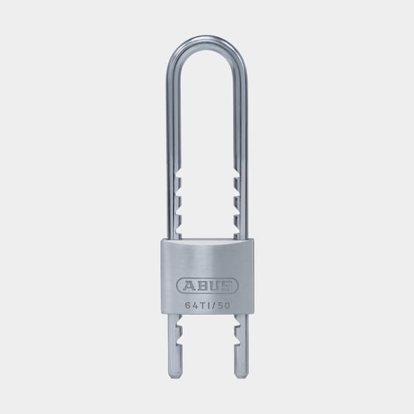 Hänglås ABUS 64TI/50HB60-150, med lång bygel, Ø8 mm, silver