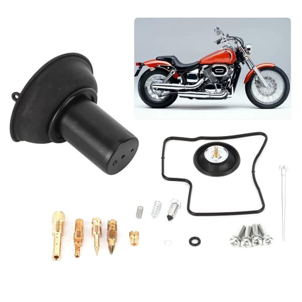 Förgasarreparationssats Carb Rebuild Set Passar till Honda VT VLX 400 STEED 400 1994-2003
