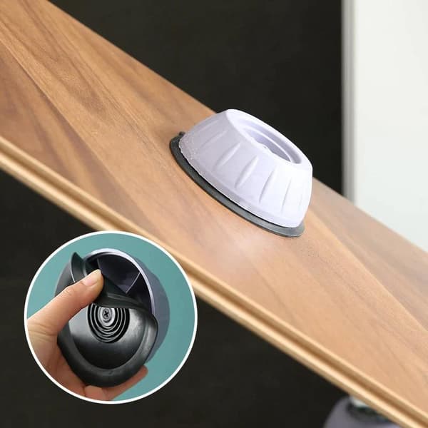 4-Pack Vibrationsdämpare Tvättmaskin - Fötter som dämpar vibrationer