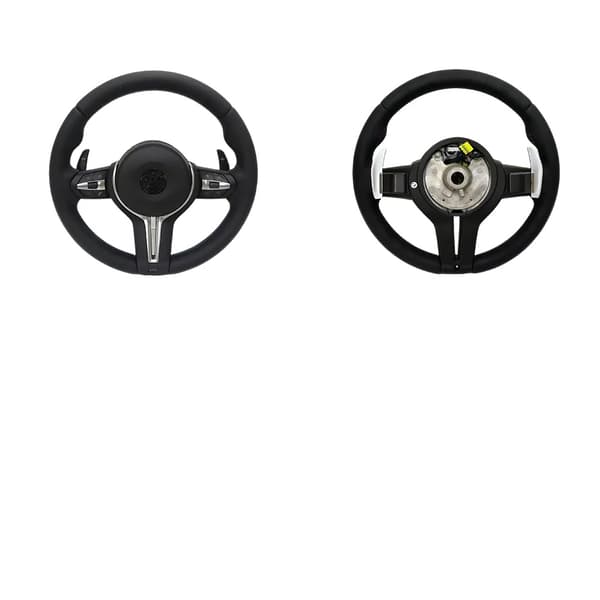 Carbon Fiber Læder Sport Racing Rat, Disk Krop, Kompatibel med BMW Modeller,Læder M5