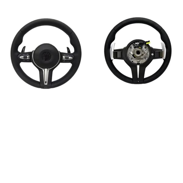 Kolfiberläder Sport Racing Ratt, Diskkropp, Kompatibel med BMW-modeller,Läder M3