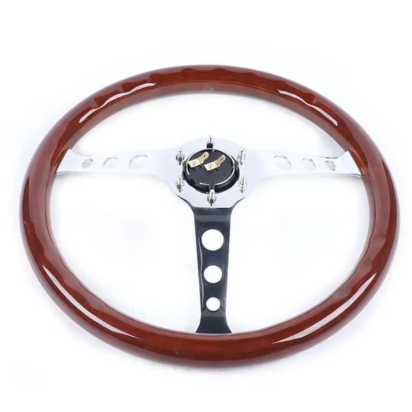 Retro Racing Rat, Solid Træ Konstruktions, Behageligt Greb,Brun