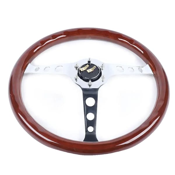 Retro Racing Rat, Solid Træ Konstruktions, Behageligt Greb,Brun