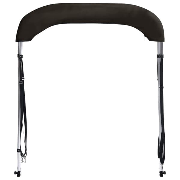 vidaXL biminitop med 2 buer 179x156x93 cm sort -  Overtræk til både