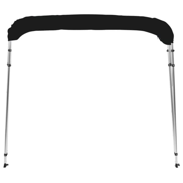vidaXL biminitop med 4 buer 239x184x131 cm sort -  Overtræk til både