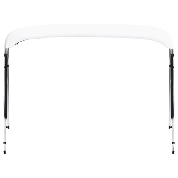 The Living Store Båtkapell 4 bågar vit 243x(230-244)x137 cm -  Skyddsöverdrag för båtar