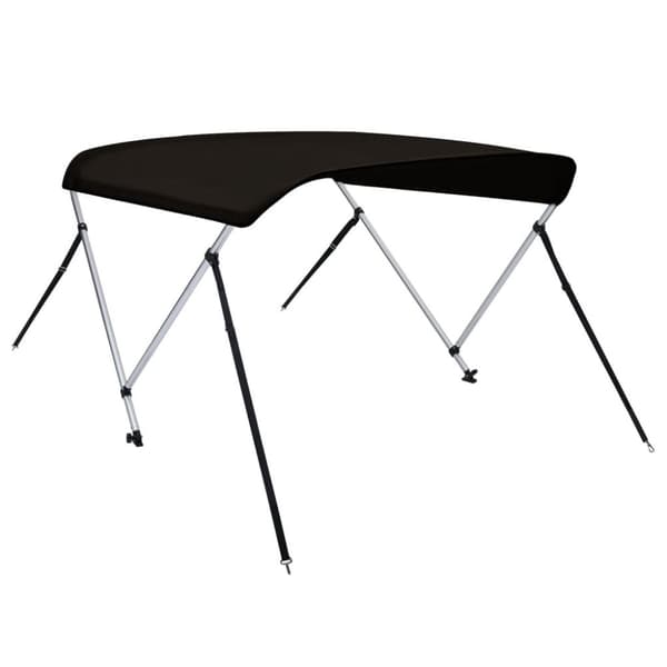 The Living Store 2-kaarinen Bimini-kate musta 179x156x93 cm -  Veneiden suojapeitteet