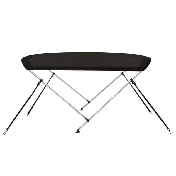 The Living Store 2-kaarinen Bimini-kate musta 179x156x93 cm -  Veneiden suojapeitteet