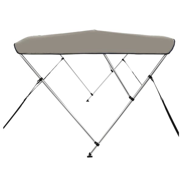The Living Store biminitop med 3 buer 184x170x133 cm grå -  Overtræk til både
