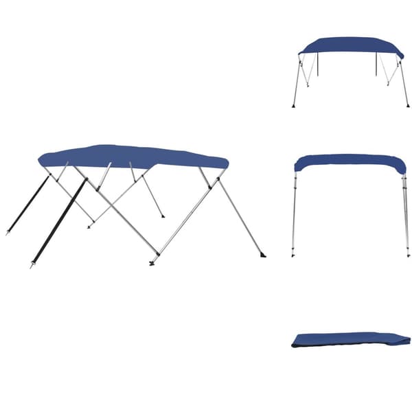 Veneiden suojapeitteet - Living 4-kaarinen bimini-kate sininen 243x196x137 cm