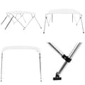 Miniatyrbillede 1 af 11: Biminitop med 4 buer 243x180x137 cm hvid - Biminitop - Biminitoppe - Home & Living