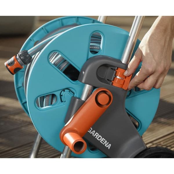 GARDENA Slangupprullare - aquaroll S - Utrustad med 20 m slang - 18502-50