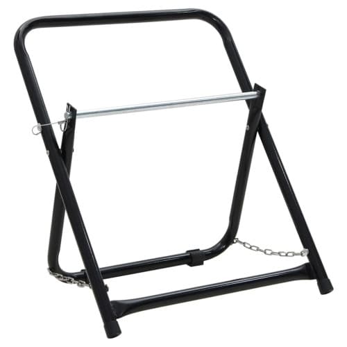 Slangvinda 48 cm 45 kg svart pulverlackerat stål